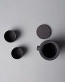 Darcmatter Teapot + 2 cups <br>Black