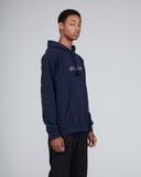 ØLÅF Italic Hoodie <br>Midnight Blue