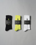 3-Pack ØLÅF Italic Socks <br>Neon / Black