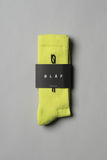 ØLÅF Italic Socks <br>Neon Yellow