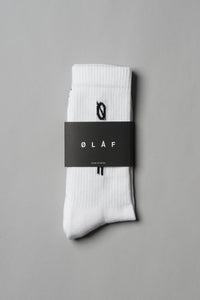 ØLÅF Italic Socks <br>White