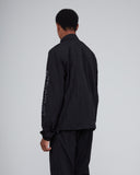 Nylon Track Pants <br>Black