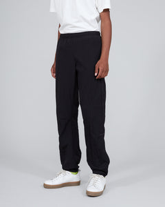 Nylon Track Pants <br>Black