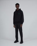 ØLÅF Italic Hoodie <br>Black / Green