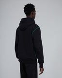 ØLÅF Italic Hoodie <br>Black / Green