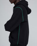 ØLÅF Italic Hoodie <br>Black / Green