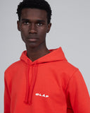 ØLÅF Italic Hoodie <br>Red / White