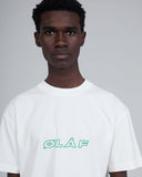 ØLÅF Italic T <br>White / Green