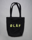 ØLÅF Tote Bag <br>Black / Neon Yellow