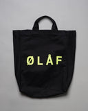 ØLÅF Tote Bag <br>Black / Neon Yellow