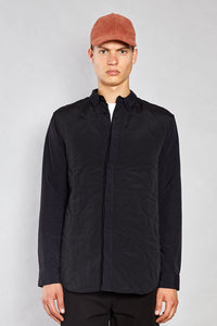 SEAN Quilted Shirt <br>Black