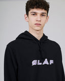 ØLÅF Italic Hoodie <br>Black/Purple