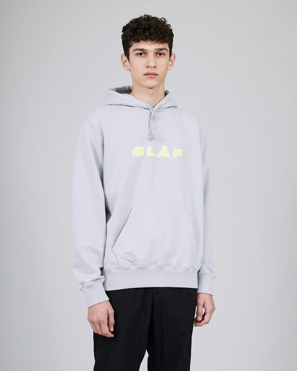 ØLÅF Italic Hoodie <br>Grey