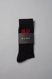 ØLÅF Triple Socks <br>Black / Red