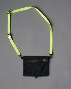 Passport Bag<br>Black Neon