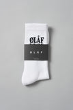 ØLÅF Triple Socks <br>White