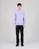 ØLÅF Zip Mock Sweater <br>Purple